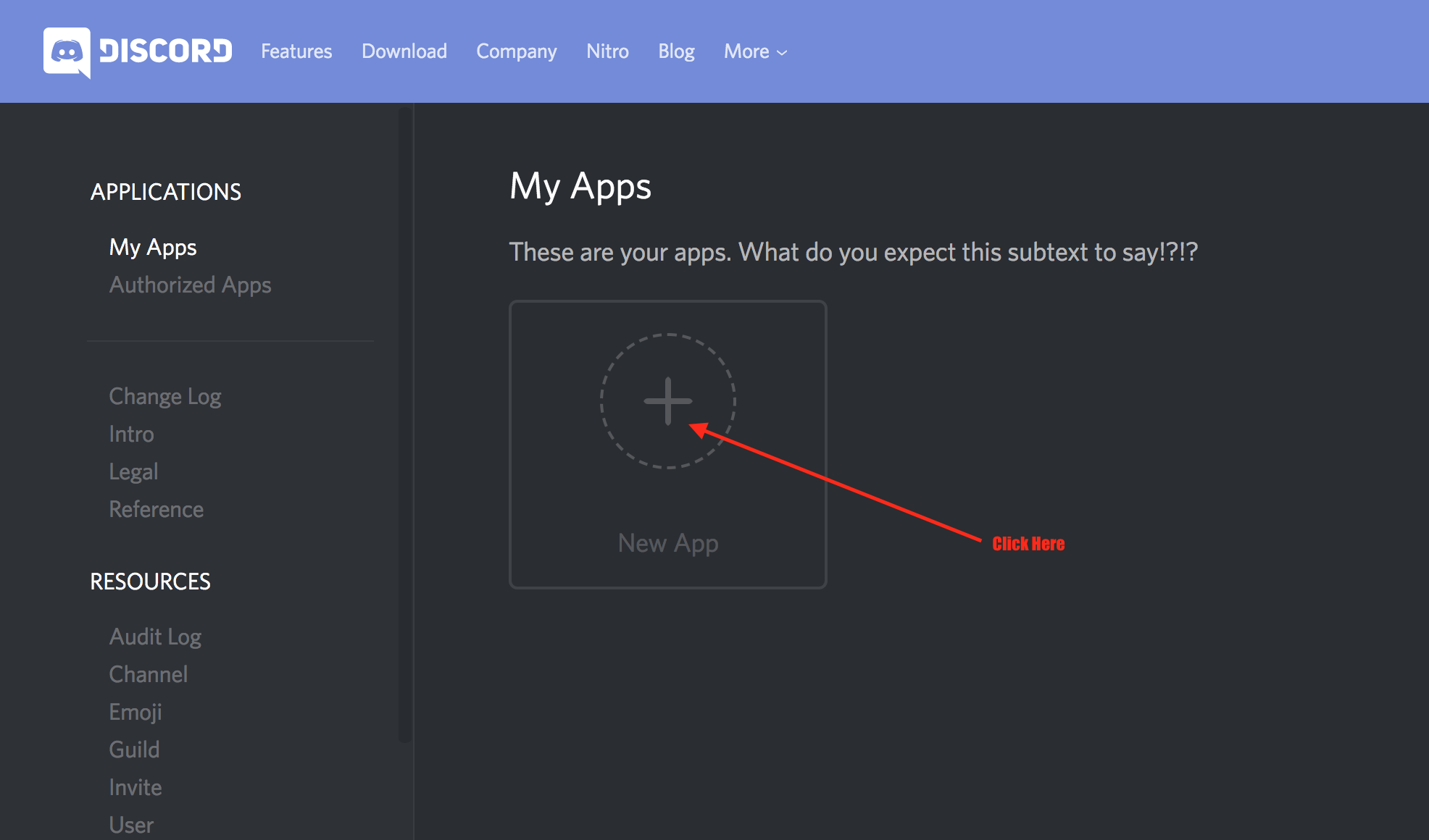 Discord Developer Portal — My Applications
